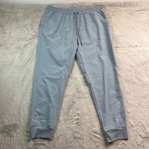 Under Armour Heatgear Joggers Womens Size XL Grey Loose Fit Pants Athletic Casua